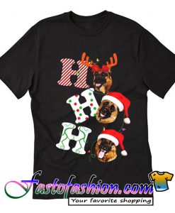 German Shepherd Christmas Dog Lovers T Shirt