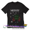Merry Jeepmas Christmas Snowing T Shirt