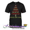 Army Mom - Christmas Tree T Shirt