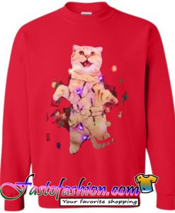 Cat Christmas Sweatshirt