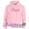 Peach Font Hoodie