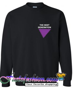 Purple triangle The Next Generation Sweatshirt_SM2