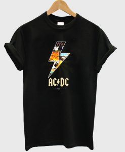 AC DC 1973 T shirt