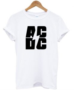 AC DC Font T shirt