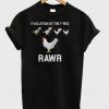 Evolution of the T-rex Rawr T shirt SU