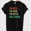 Grandpa The Man T shirt SU