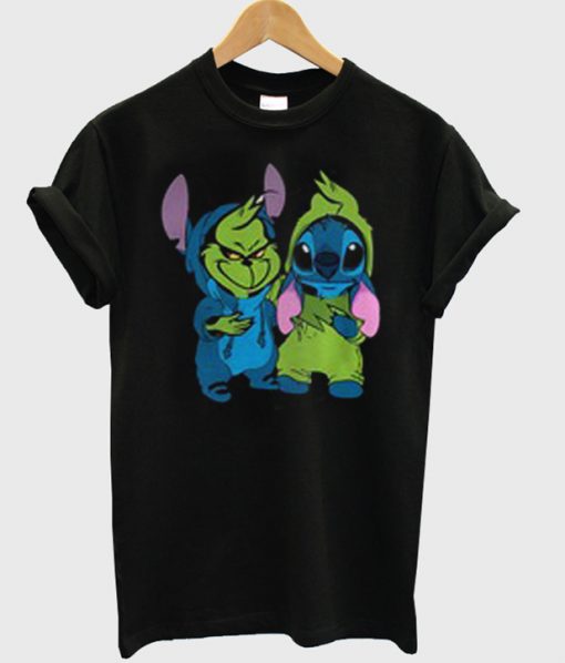 Official Stitch and Grinch T shirt SU
