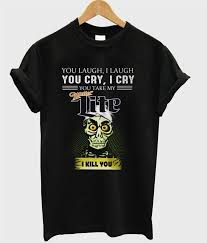 Achmed Miller Lite Coffee You Laugh I Laugh You Cry I Cry You Take My Coffee T-shirt SU