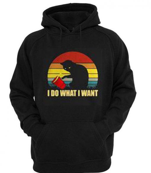 Cat kitten I do what I want Hoodie su