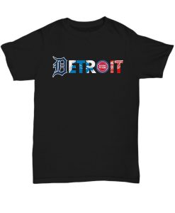 Detroit pro team logo shirt su