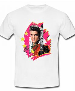 Elvis Presley The King Vintage With Guitar T-Shirt SU