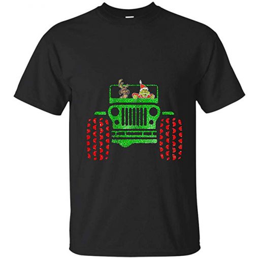 Max And Grinch Jeep T shirt SU