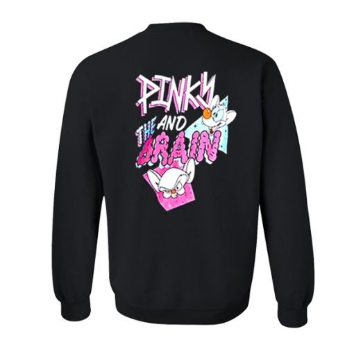 Pinky and The Brain Sweatshirt Back SU