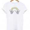 Rainbow Skeleton Hands T-Shirt SU