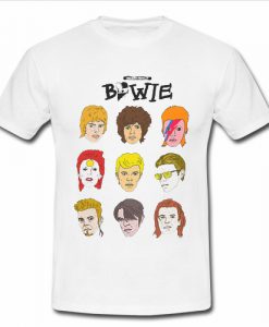 The Many Faces Of Bowie Explore Rad Bowie T Shirt SU
