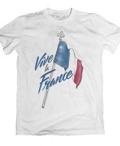 Vive La France Crew Neck T Shirt