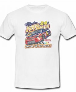 Vtg Jeff Gordon Fire Storm 24 Nascar T-Shirt SU
