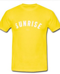 Yellow sunrise T-shirt SU
