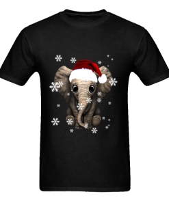 elephant christmas ugly T Shirt SU