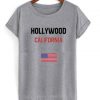 hollywood california T-shirt SU