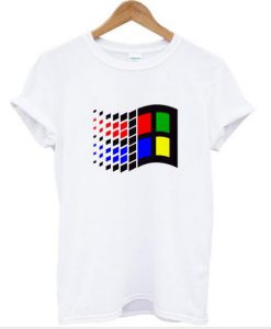 microsoft windows T shirt SU