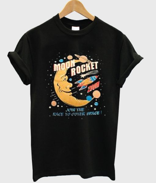 moon rocket t-shirt SU