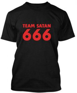 team satan 666 T shirt SU