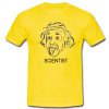 Albert Einstein Scientist T shirt SU