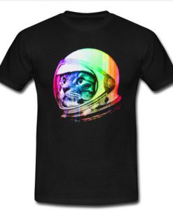 Astronaut Space Cat T-Shirt SU