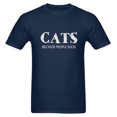 CATS Because People Suck T-Shirt SU