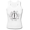 Deathly hallows and Harry potter hogwarts The Cloak The Wand The Stone Tank Top SU