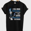 Dr Seuss I Will Drink Bud Light Here Or There I Will Drink Bud Light T-Shirt SU