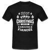 First Christmas With My Amazing Fiancee T Shirt SU