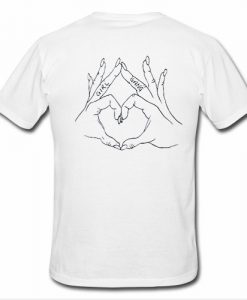Girl Gang Love Hand T-shirt Back SU