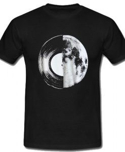 Half Moon Record Album T Shirt SU