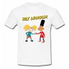 Hey Arnold Best Friend Handshake T Shirt SU