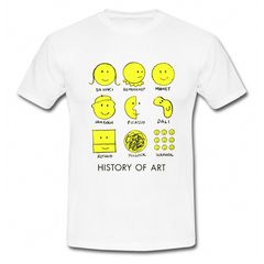 History of Art Da vinci Rembrandt Monet Van Gogh T-Shirt SU