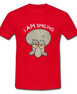 I Am Smiling Squidward T Shirt SU
