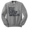 I Love You Te Amo Sweatshirt SU