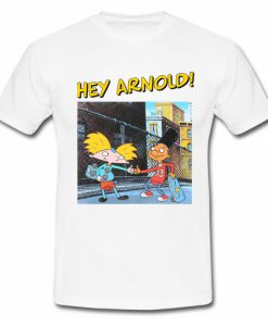 Junk Food Hey Arnold Handshake T Shirt SU