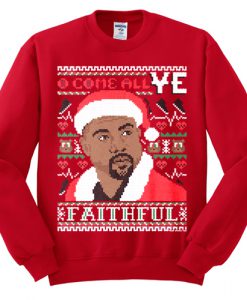 Kanye West Ugly Christmas Sweatshirt SU