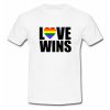 Love Wins T Shirt SU
