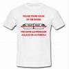 Monorail Warning Red T-Shirt SU