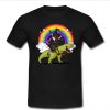 Ninja Unicorn Samurai Riding T-Rex Party Dinosaur T-Shirt SU