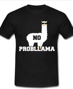 No Probllama Funny Animal Always Be a Llama T-Shirt SU