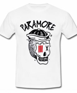 Paramore Skull T Shirt SU
