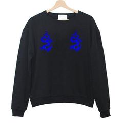 Pewdiepie's Blue Dragons Sweatshirt SU