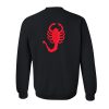 Red Scorpion Sweatshirt Back SU
