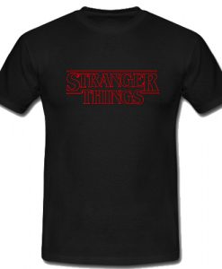 Stranger Things Logo T Shirt SU