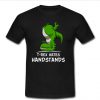 T-Rex Hates Handstands Funny Gymnastics Dinosaur T-Shirt SU